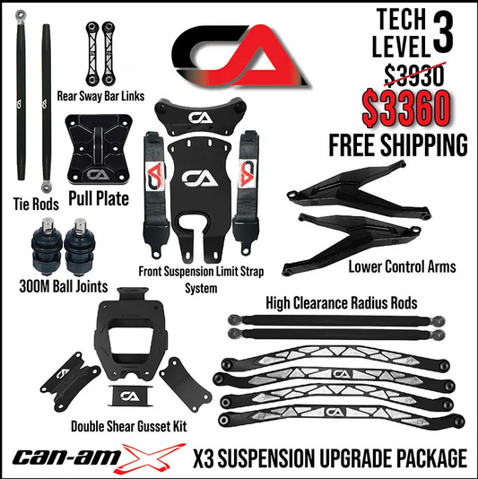CA Tech Can-Am X3 Suspension Kit Level 3