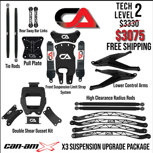 CA Tech Can-Am X3 Suspension Kit Level 2