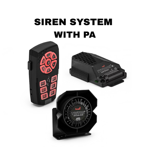 SIREN SYSTEM WITH PA
