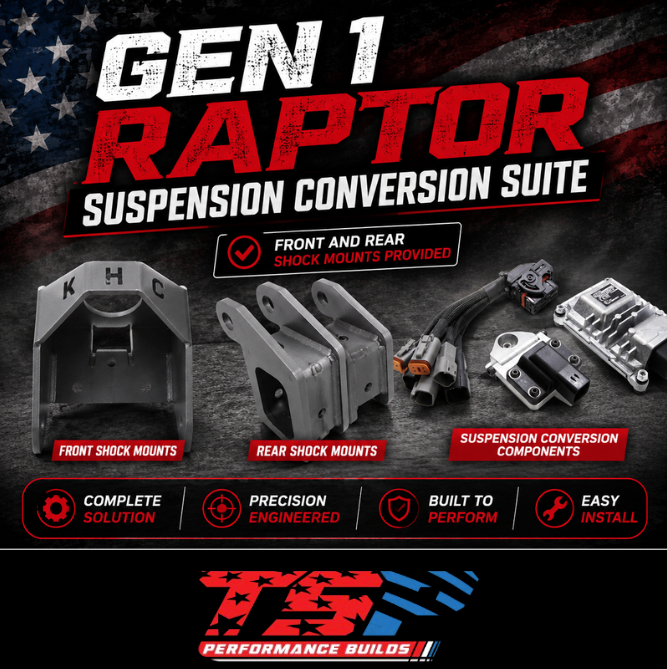TSP Gen 1 Raptor Suspension Conversion Suite