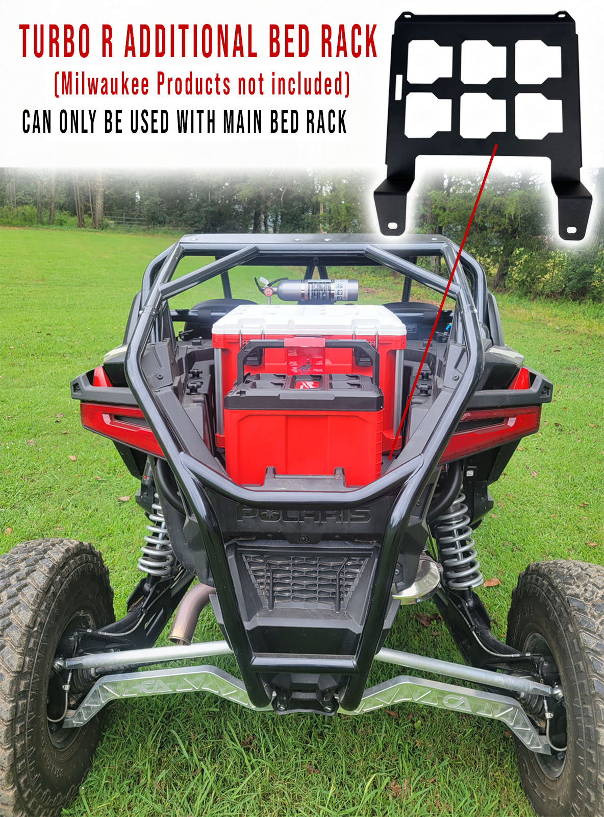 Polaris RZR Turbo R / Pro S Packout Rack