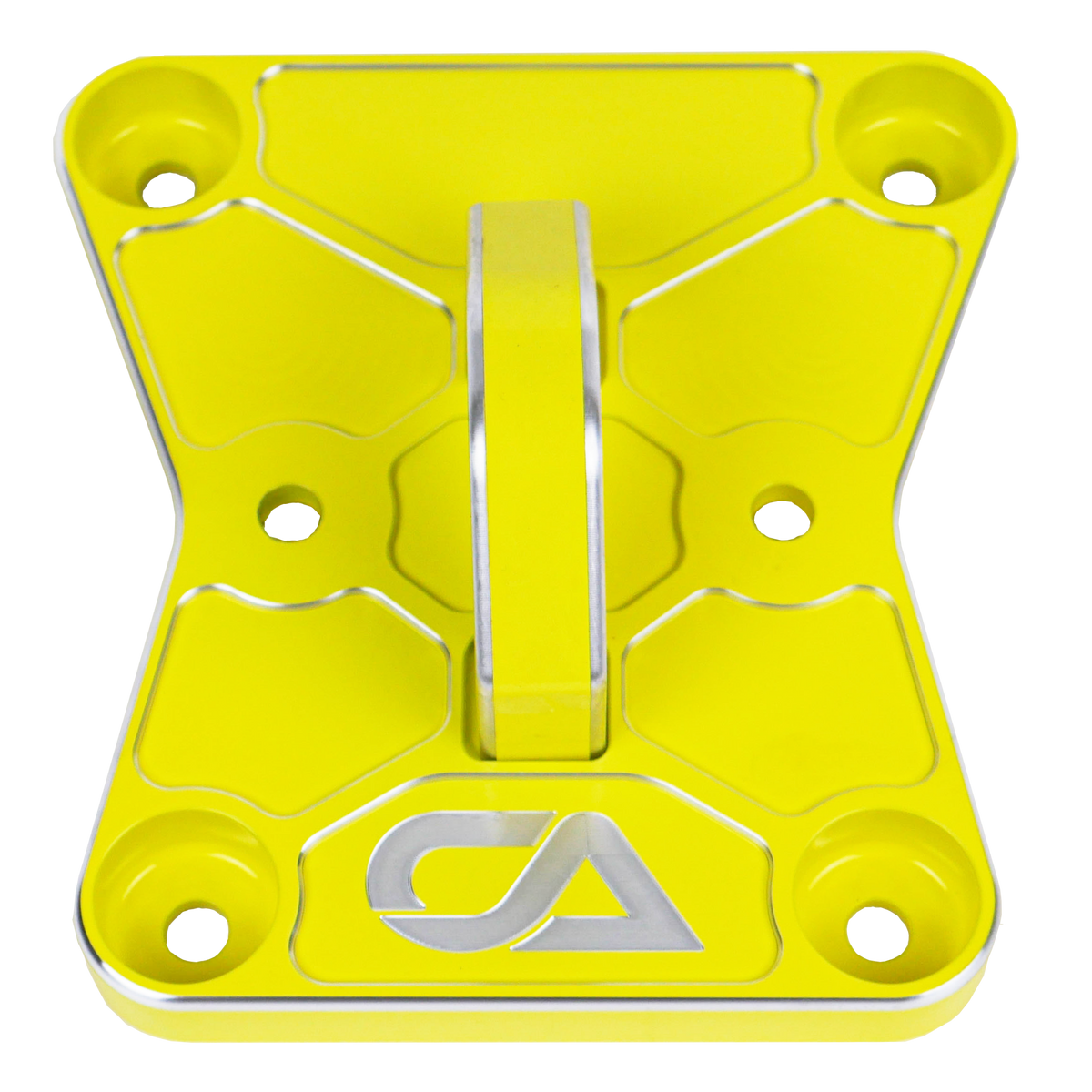 CA Tech Pull Plate  3D scanned for perfect fitment and machined from 6061 aluminum with a finished thickness of 1" for maximum durability, the new 2022 Can-Am X3 pull plate is easy to install and built to last a lifetime.   OEM color matching ensures all CA Tech parts will pair perfectly with your build. 