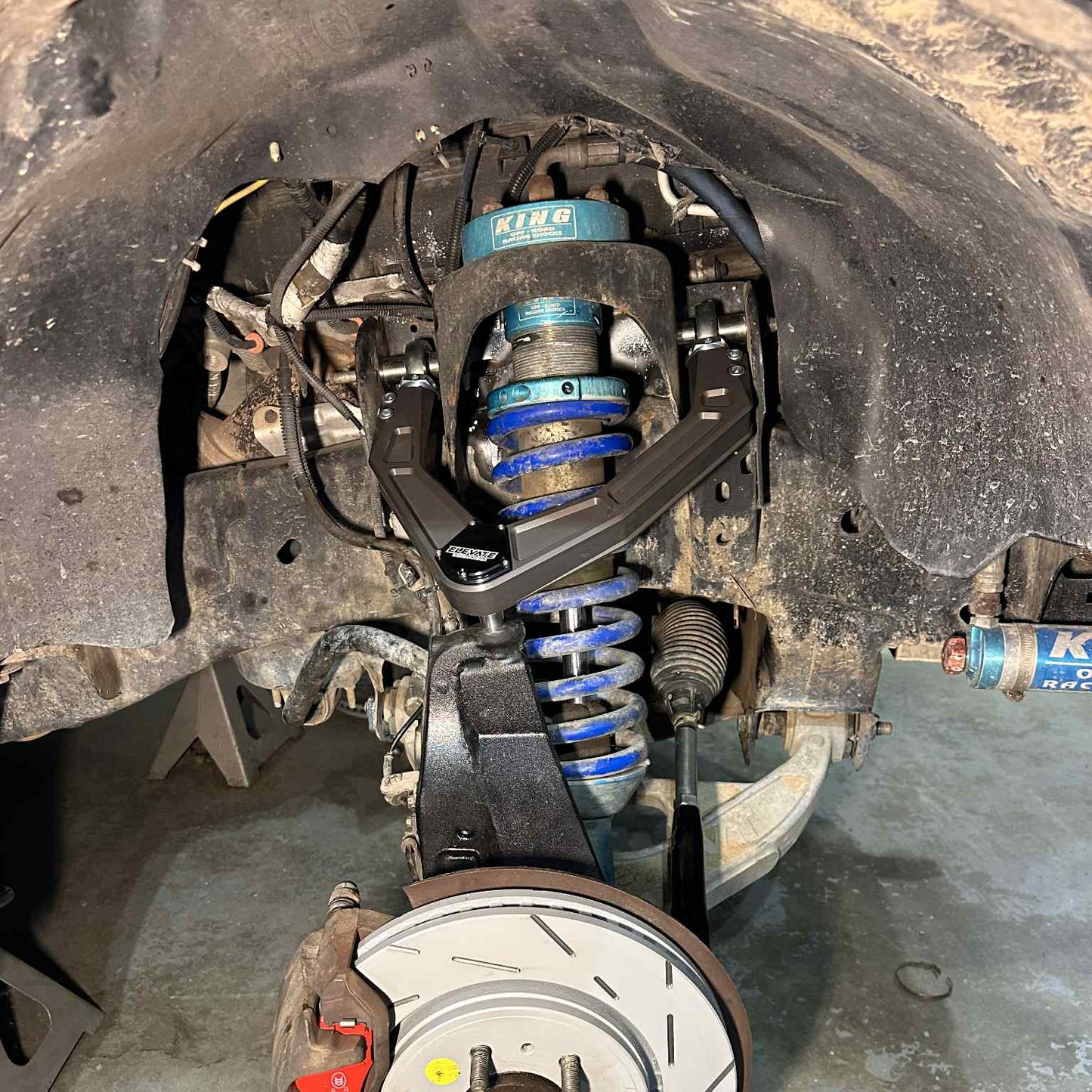 Elevate Billet Uniball UCA, 2010+ Raptor - GRAY