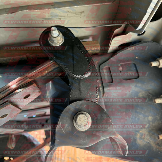 Gen 1 Ford Raptor Shackles by Foutz Motorsports - MIG Welded