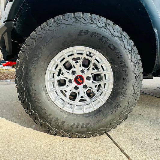 TSP Raptor R Custom Center Cap Package (Set of 5 Center Caps)