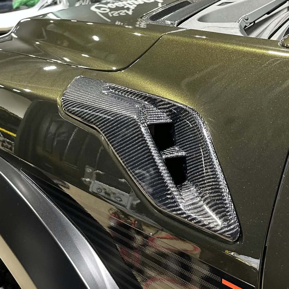 2021–2026 Ford Raptor / R Carbon Fiber Front Fender Vents (PAIR)