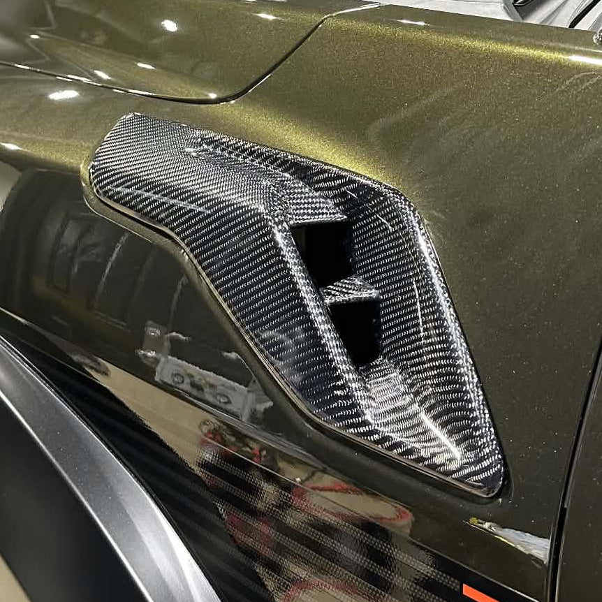 2021–2026 Ford Raptor / R Carbon Fiber Front Fender Vents (PAIR)