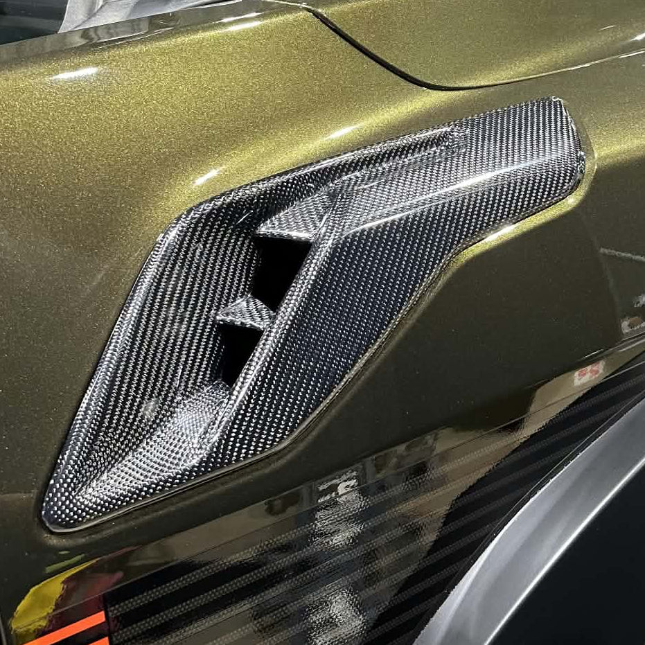 2021–2026 Ford Raptor / R Carbon Fiber Front Fender Vents (PAIR)
