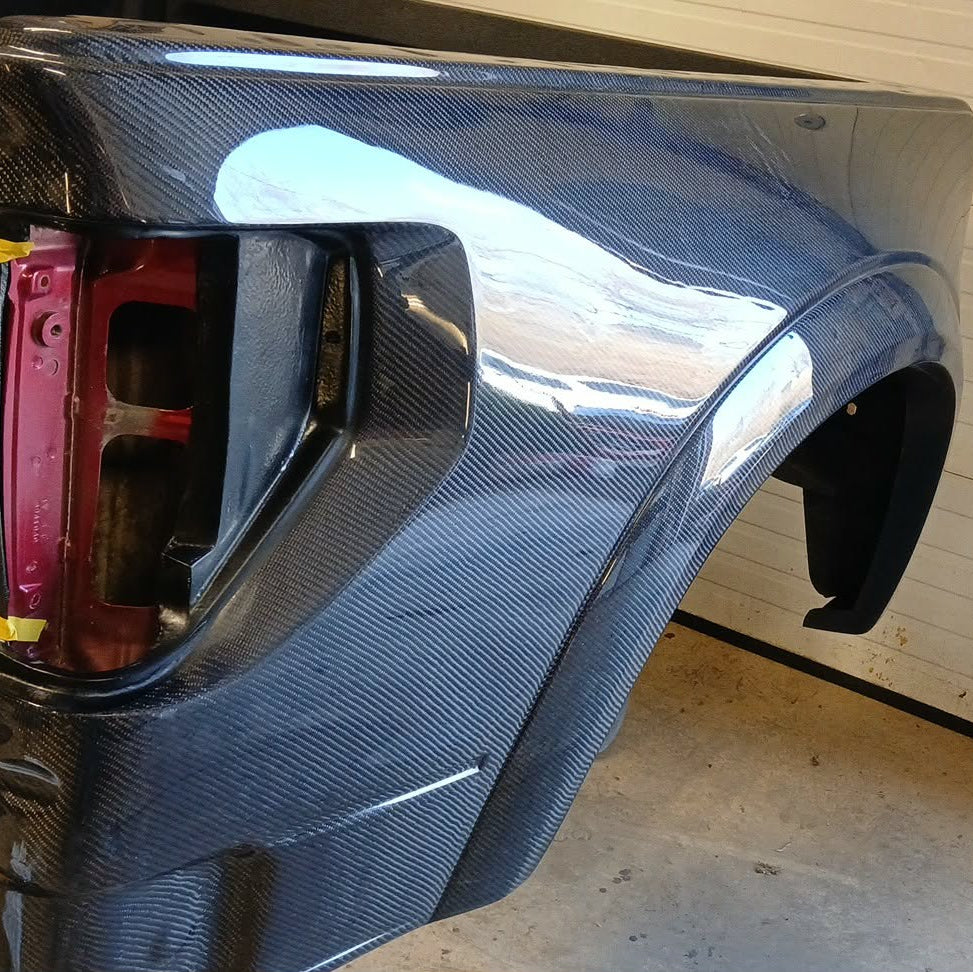 Fiberwerx 2010-2014 Ford Raptor Bedsides - 2.5" Bulge - SPEC