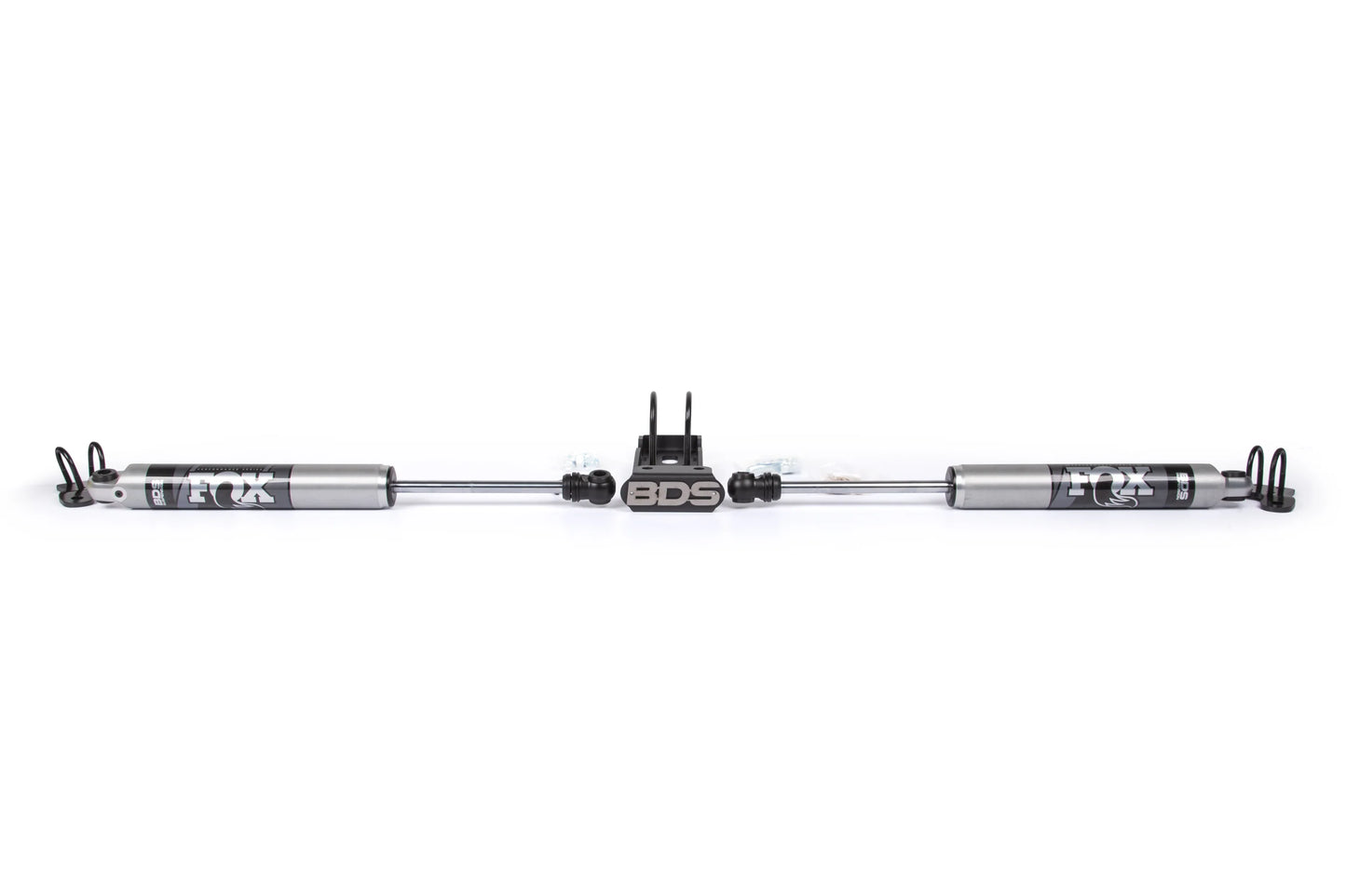 BDS Dual Steering Stabilizer kit W/ FOX 2.0 Performance Shocks | Jeep Wrangler JL (18-25) and Gladiator JT (21-25)
