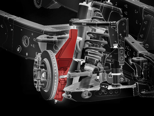 Gen 3 Raptor Fabricated Front Spindle kit - 2021 - 2024 F150 Raptor