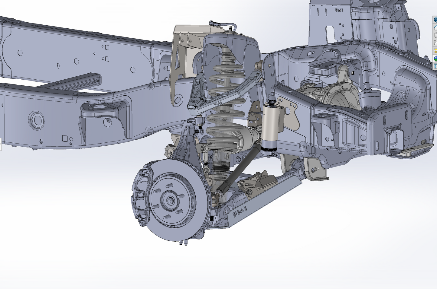Gen 2 Raptor Front Limit Strap and Bump Stop Kit for Stock Lower A-Arm (2017, 2018, 2019, 2020) F150 Raptor