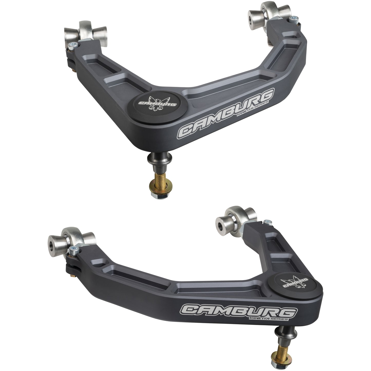 CAMBURG ENGINEERING 2017-2023 FORD F-150 RAPTOR & RAPTOR R GRAY KINETIK SERIES SUSPENSION CONTROL ARM KIT