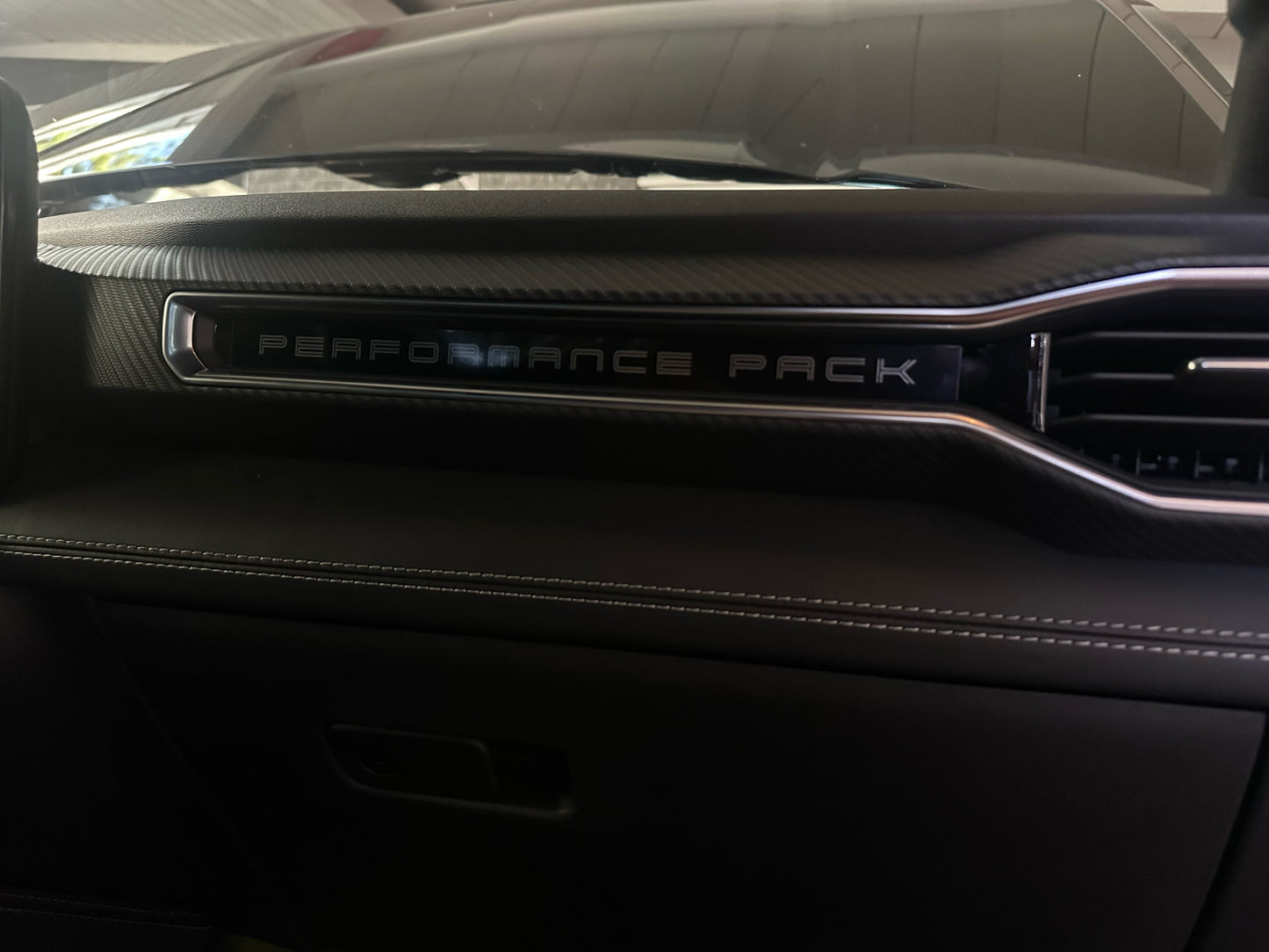 Large Aluminum Dash Plate [S7] Performance Pack (2024+ Mustang)