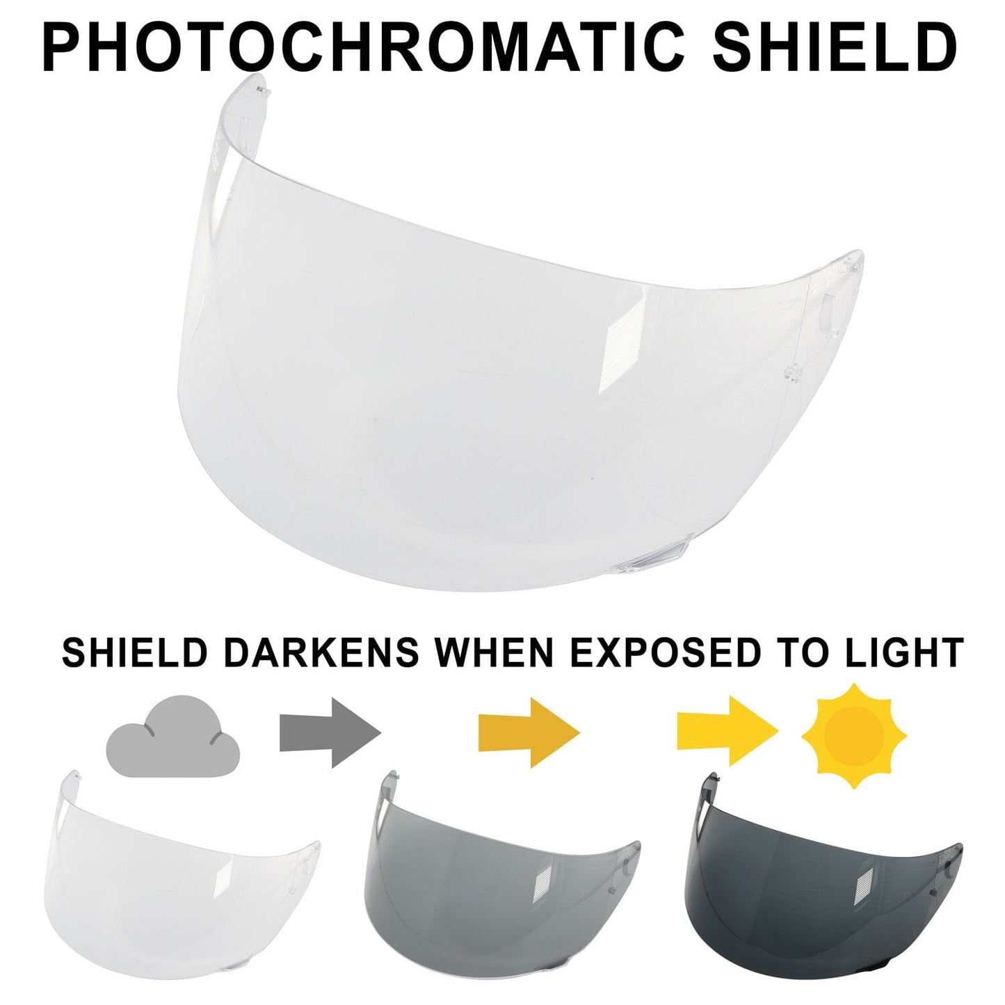 MRC Helmet Replacement Face Shields Light Smoke