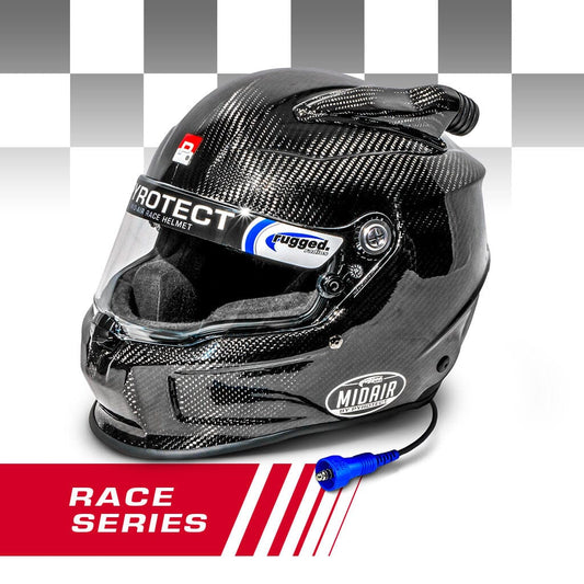 Pyrotect RACE Pro Airflow Mid Forced Air 3K Carbon SA2020 Wired OFFROAD Medium