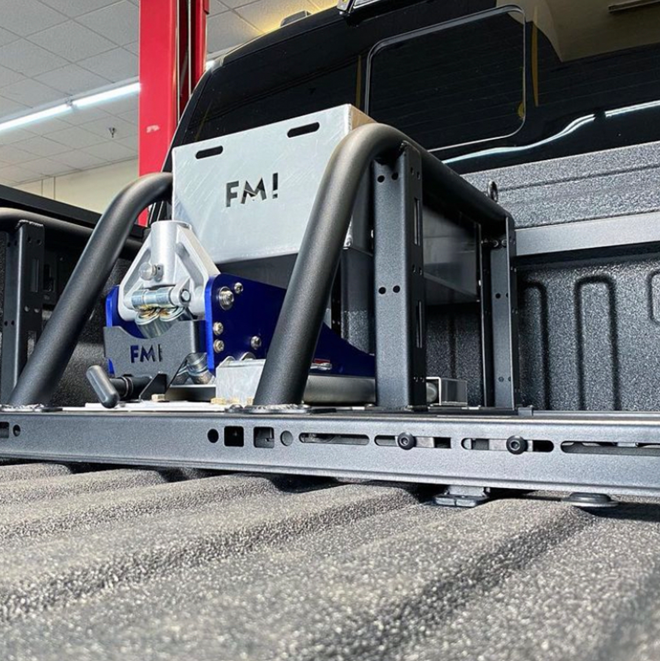 Raptor (2010-2024) Dual Tire Carrier Quick Release Modular Bed Organizer