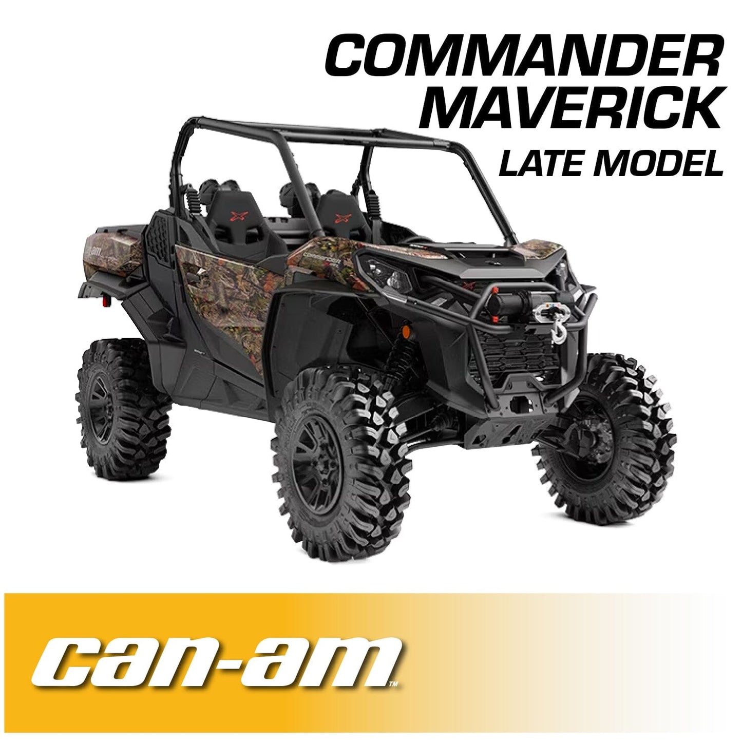 Can-Am Commander and Late Model Maverick Complete Communication Kit with Bluetooth Intercom and 2-Way Radio - Glove Box Mount STX Stereo / G1 GMRS