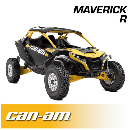 Can-Am Maverick R Complete Communication Kit with Rocker Switch Bluetooth Intercom and 2-Way Radio 696 PLUS Remote Head / M1 VHF Business Band