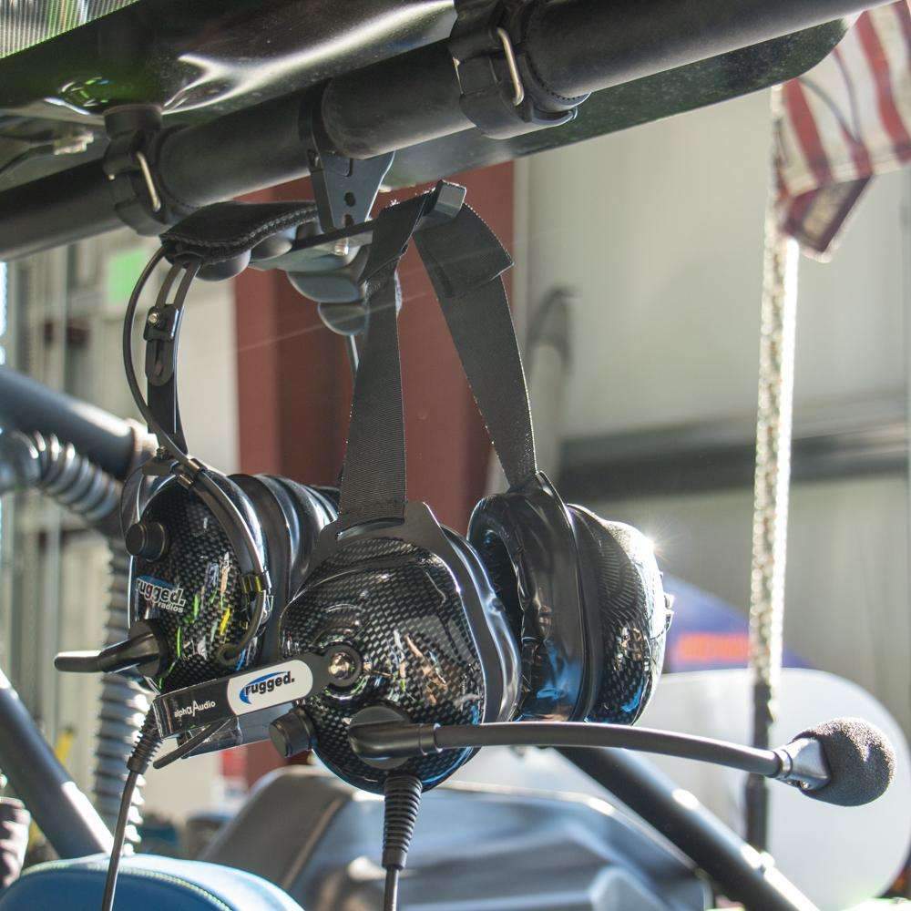 Dual Headset Hanger with Bar Mount 1.75  Inches Tube Diameter