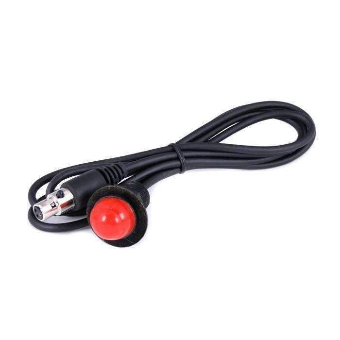 Hole Mount Push to Talk Cable (PTT) with 48  Straight Cord for Intercoms