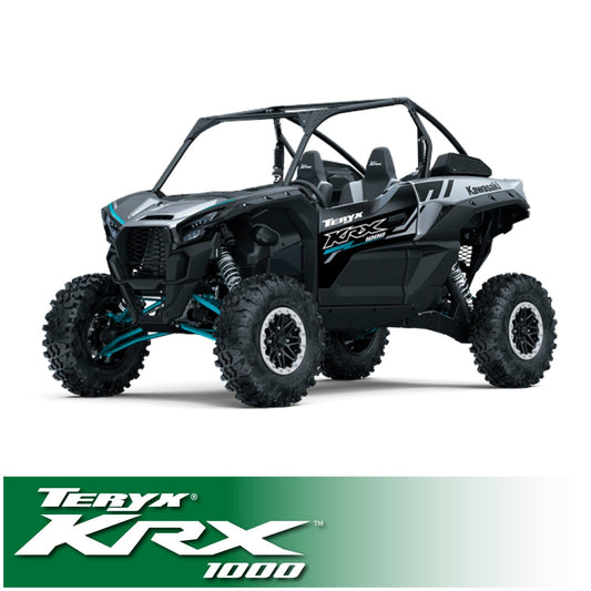 Kawasaki Teryx KRX Complete Communication Kit with Bluetooth Intercom and 2-Way Radio STX Stereo / M1 VHF Business Band / Dash Mount
