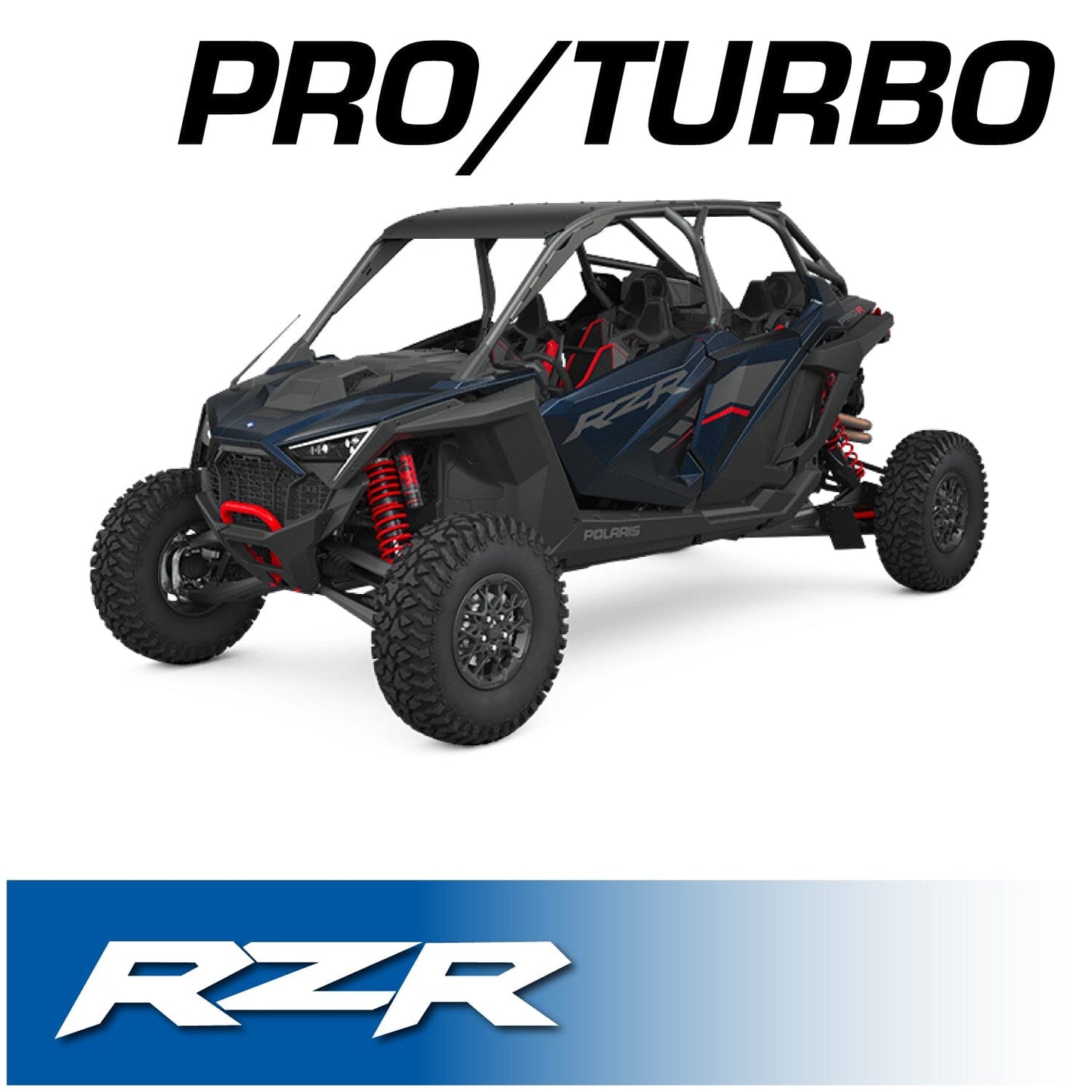 Polaris RZR PRO XP - Turbo R - Pro R - Complete Communication Kit with Bluetooth Intercom and 2-Way Radio STX Stereo / G1 GMRS / Dash Mount