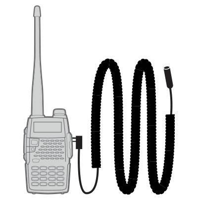 Select Handheld Radios Coil Cord Vertex Bolt On