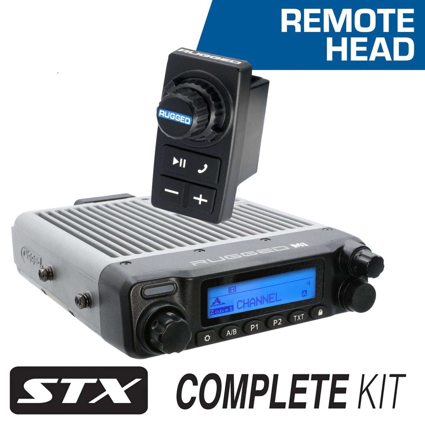 STX STEREO Remote Head Complete Master Communication Kit with Intercom and 2-Way Radio G1 GMRS