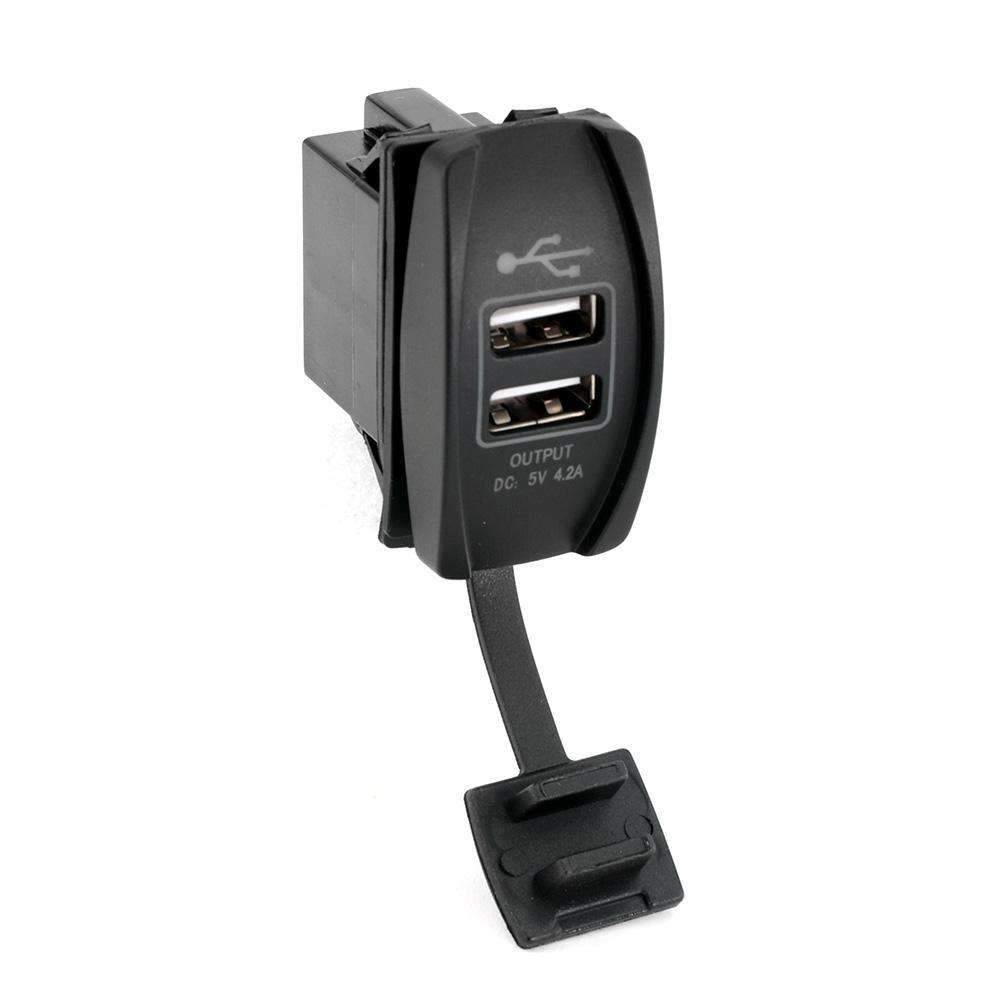 USB Rocker Switch Hub with 4.2 Amp Outlet – TSP PARTS