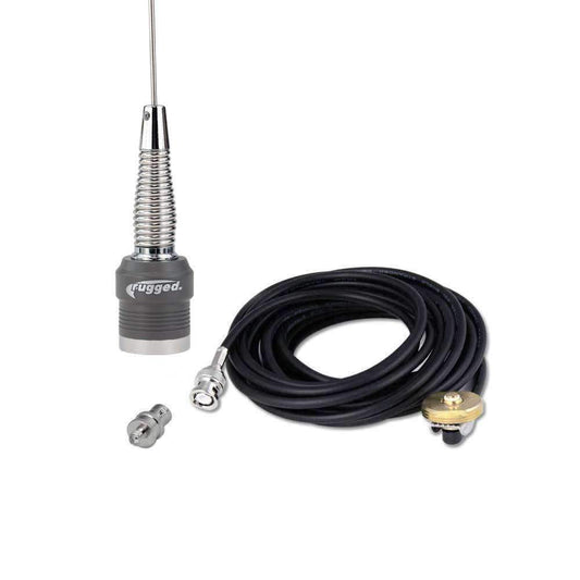 VHF External Antenna Kit for Handheld Radios (VHF 144 - 174 MHz) Motorola BNC Adapter