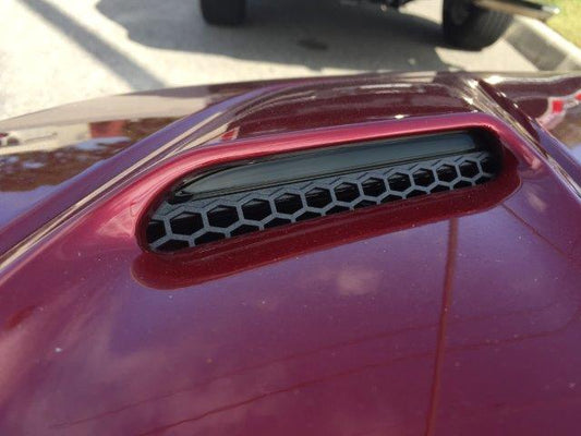 Hood Indicator Lens Vinyl Tint (2016 Mustang)